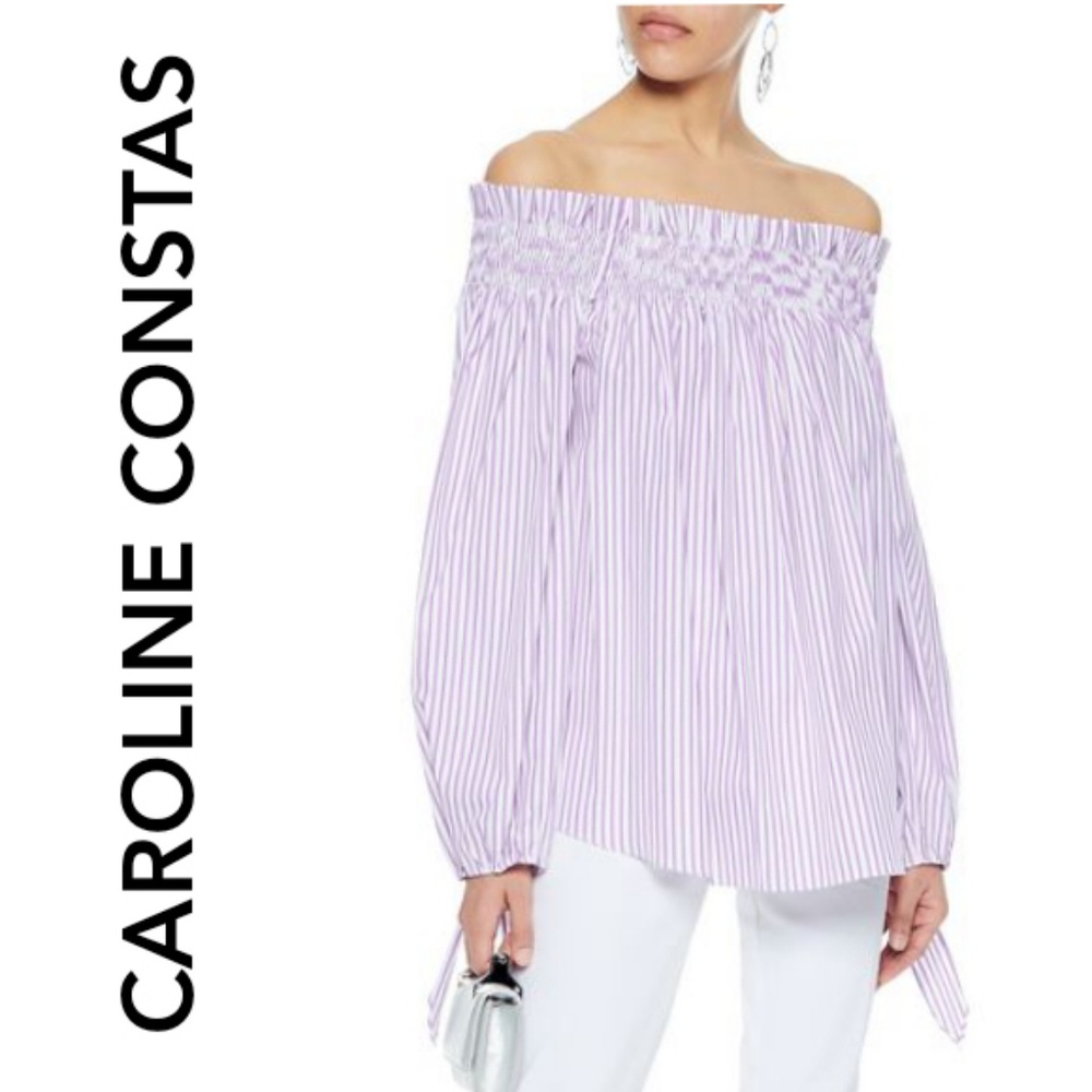 Caroline Constas New York "Lou" Poplin Top